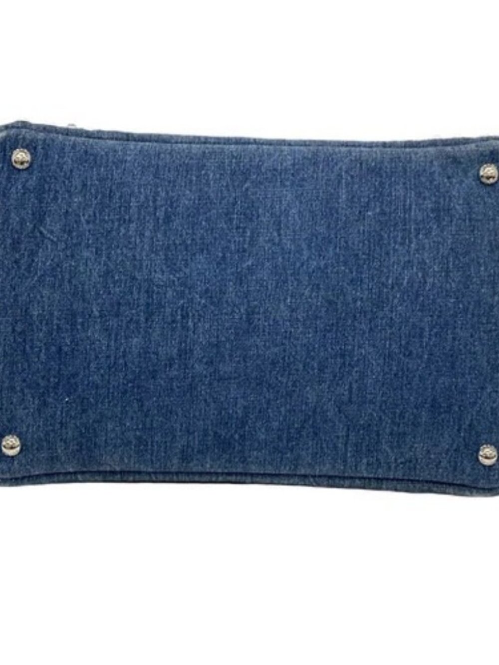 PRADA Canapa B26420 Blue Denim - Tote Bag - Picture 5 of 10